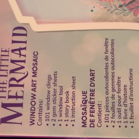 Disney The Little Mermaid Mosaic Art Kit - Purple and Blue - Picture 7 of 7